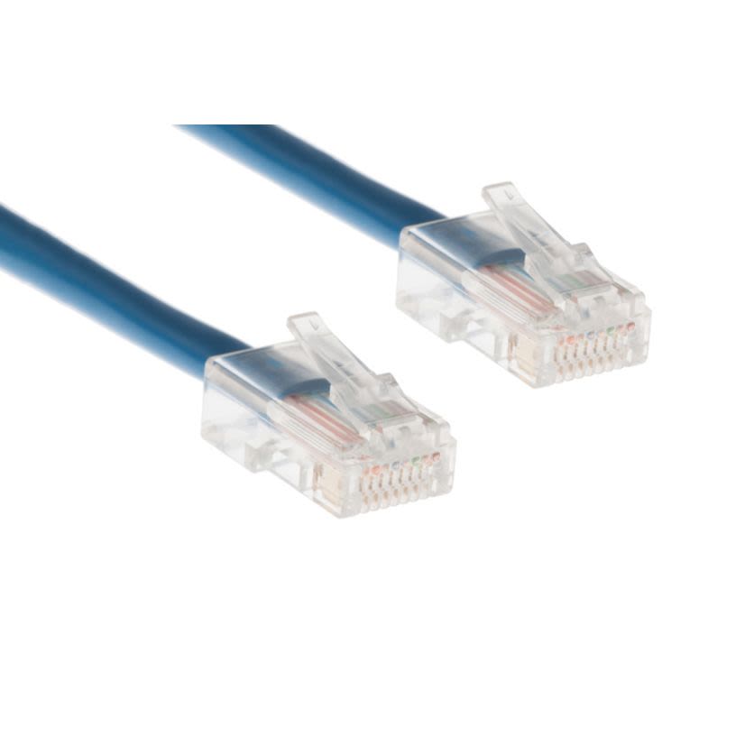 MAJORCC ME4CZPABL-007FT CAT5E PATCH CORD BLUE 7FT NO BOOT